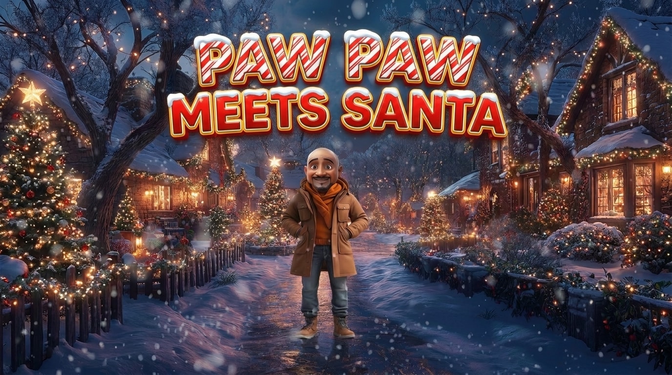 Paw Paw Meets Santa